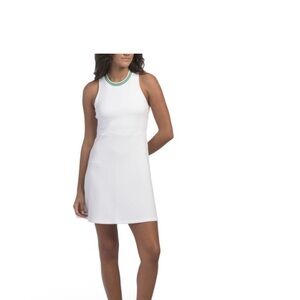 johnnie-O Maria performance sport dress white jolly green
